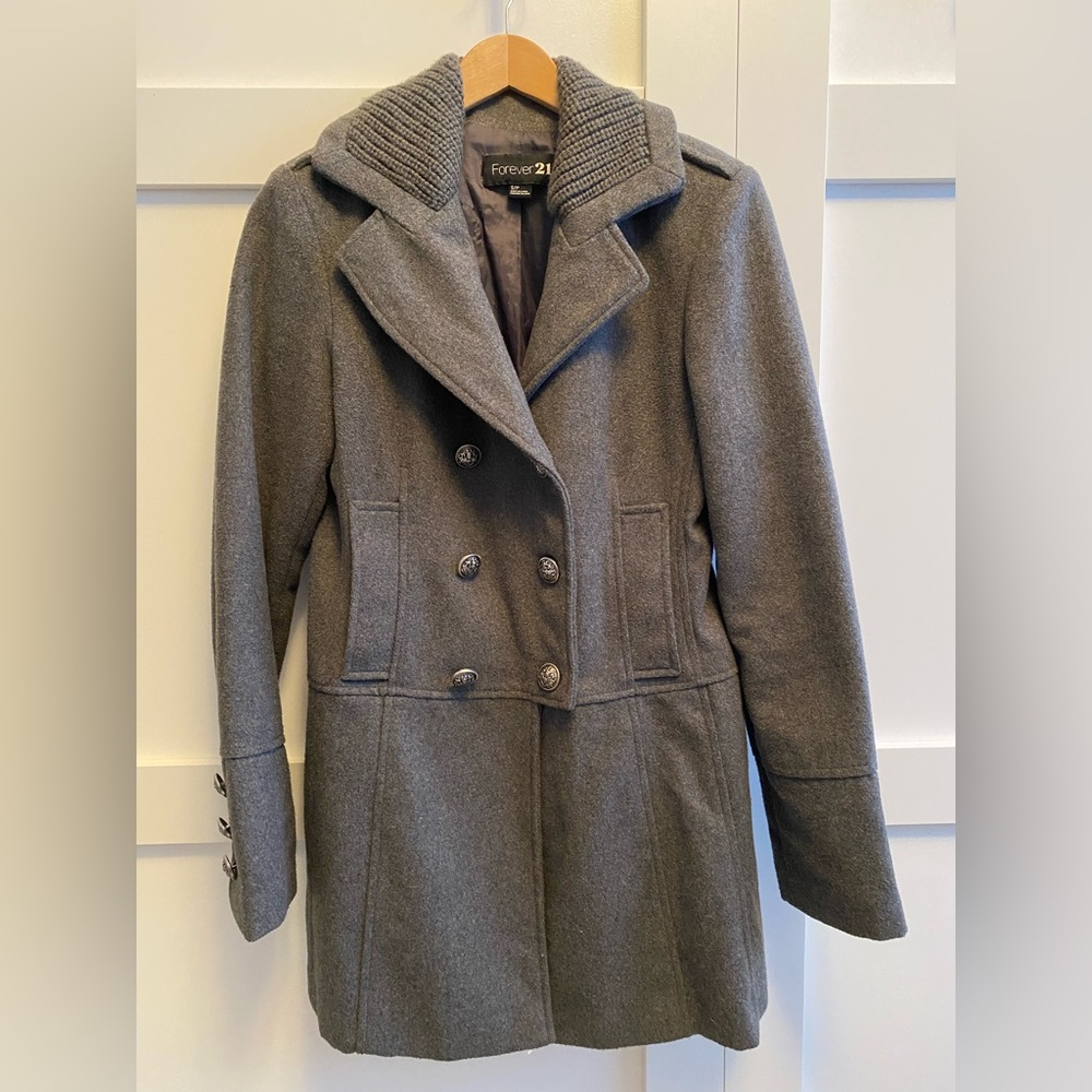 Grey Coat by Forever 21